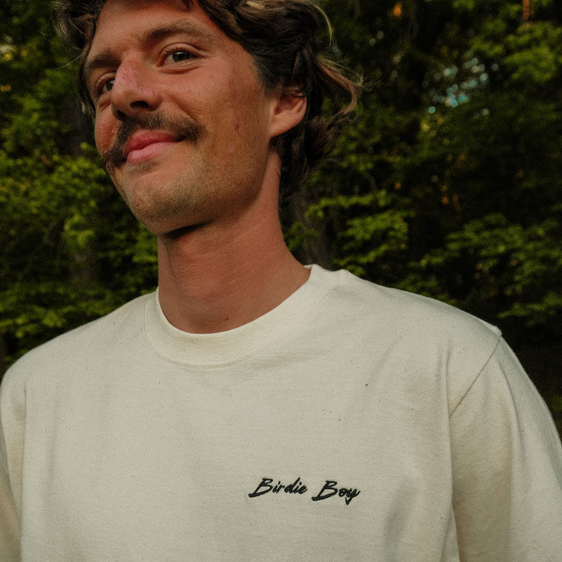 Birdie Boy koszulka obraz biała przod