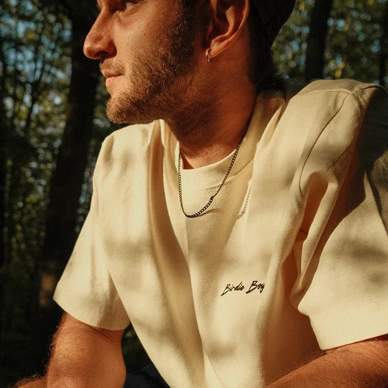 Birdie Boy koszulka biała dyskobol przod